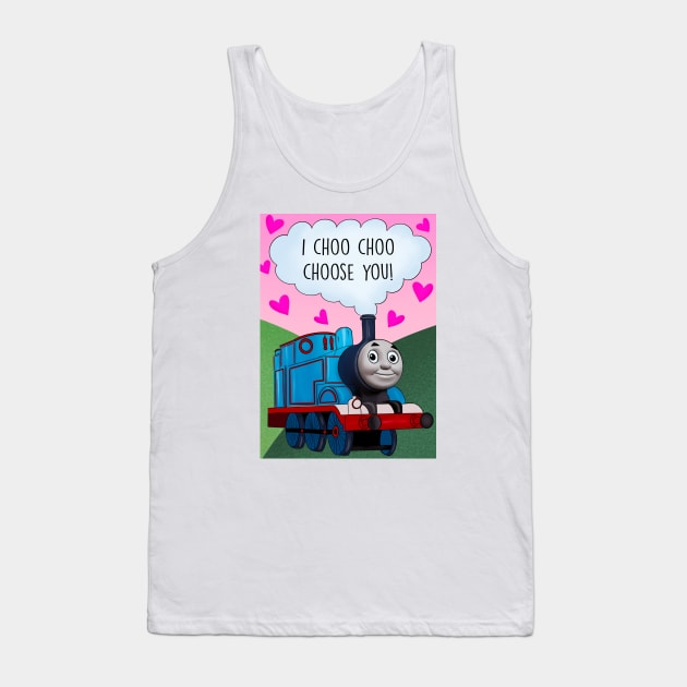 I CHOO CHOO CHOOSE YOU Tank Top by Poppy and Mabel